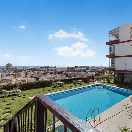 公寓 Urban Elegance View Pool 大加那利岛拉斯帕尔马斯
